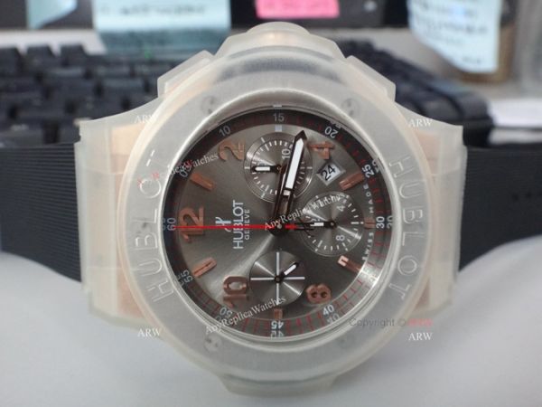 Swiss Grade 7750 Hublot Big Bang Cappuccino Rose Gold Grey Dial Replica Watches Swiss Grade 7750 Hublot Big Bang Cappuccino Rose Gold Grey Dial Replica Watches