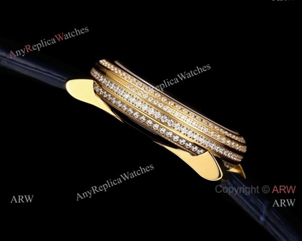 Swiss Patek Philippe Complications 4968R Watch Blue Mother of Pearl Gold Case Swiss Patek Philippe Complications 4968R Watch Blue Mother of Pearl Gold Case