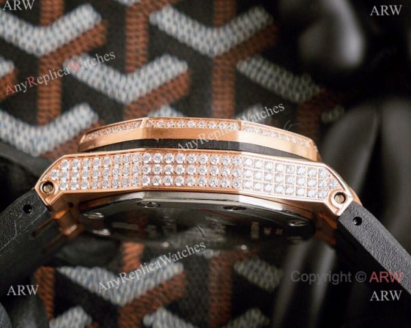 Replica Audemars Piguet Royal Oak Offshore Watch Rose Gold Iced Out Replica Audemars Piguet Royal Oak Offshore Watch Rose Gold Iced Out