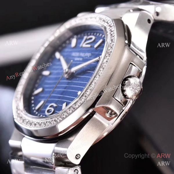 Best Copy Nautilus Patek Philippe Gray Face Watch Ladies Swiss Quality Best Copy Nautilus Patek Philippe Gray Face Watch Ladies Swiss Quality