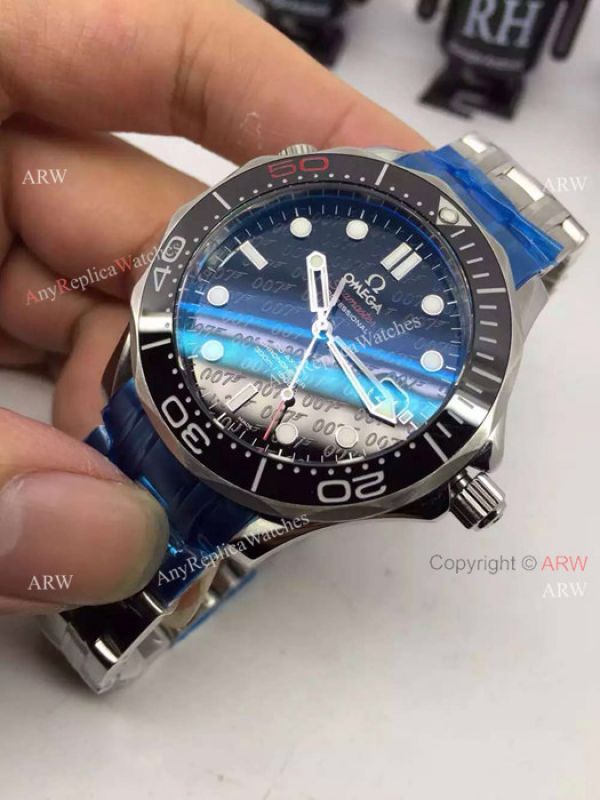 The 50th Anniversary Omega Replica Watches James Bond Black Dial The 50th Anniversary Omega Replica Watches James Bond Black Dial