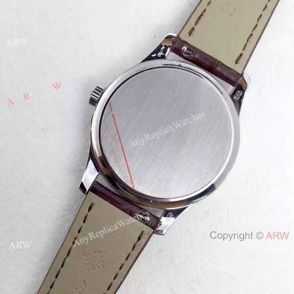 Swiss 9015 Patek Philippe White Face Brown Strap Swiss 9015 Patek Philippe White Face Brown Strap