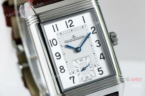 AN Factory Swiss Replica Jaeger-LeCoultre Reverso Duoface White Face Watches AN Factory Swiss Replica Jaeger-LeCoultre Reverso Duoface White Face Watches