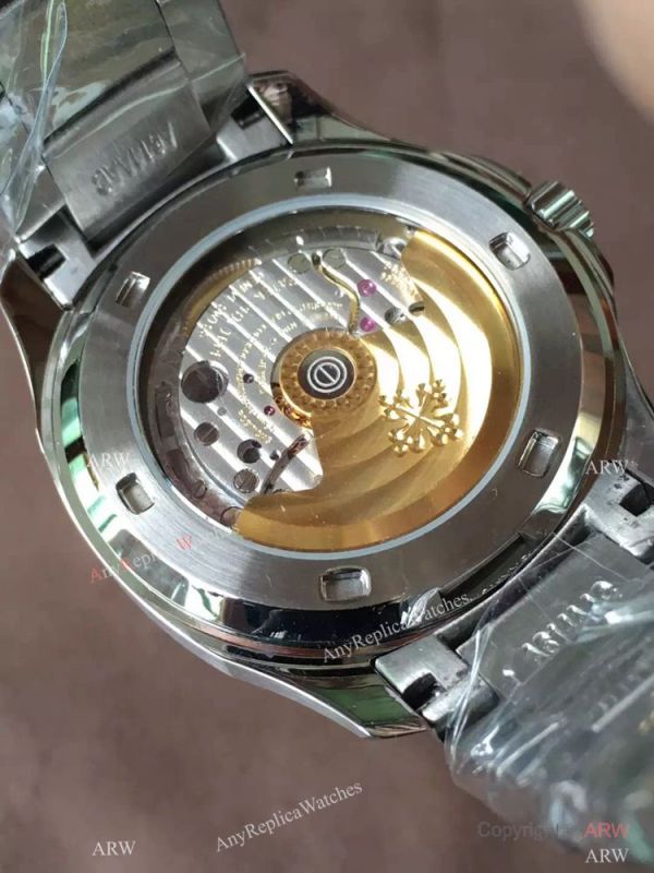 Swiss Replica Patek Philippe Aquanaut Gray Face Stainless Steel Watch Swiss Replica Patek Philippe Aquanaut Gray Face Stainless Steel Watch