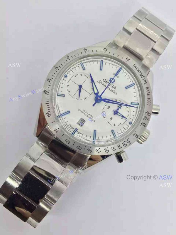 Copy Swiss Omega Speedmaster Watch Stainless Steel White Chronograph Copy Swiss Omega Speedmaster Watch Stainless Steel White Chronograph
