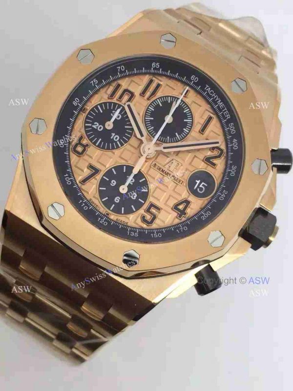 Knockoff Audemars Piguet Rose Gold Watch / Rose Gold Dial Swiss Grade Knockoff Audemars Piguet Rose Gold Watch / Rose Gold Dial Swiss Grade