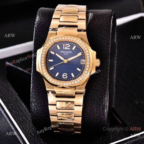 Swiss Quality Patek Philippe Nautilus Womens Watch Gold and Diamond Swiss Quality Patek Philippe Nautilus Womens Watch Gold and Diamond