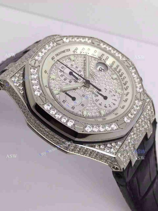 Swiss Replica Audemars Piguet Watch Diamond Dial / Diamond Case Swiss Replica Audemars Piguet Watch Diamond Dial / Diamond Case
