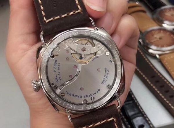 High Quality RADIOMIR PANERAI P3000 Movement SS Case and Leather Strap Watch 47MM High Quality RADIOMIR PANERAI P3000 Movement SS Case and Leather Strap Watch 47MM