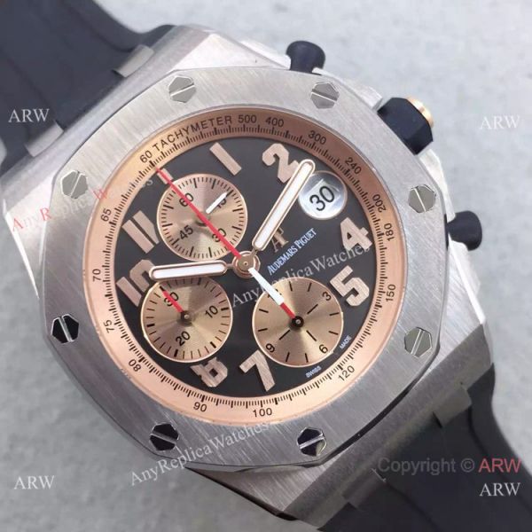 Swiss 3126 Audemars Piguet Replica Watch SS Rose Gold Inner Rubber Strap Swiss 3126 Audemars Piguet Replica Watch SS Rose Gold Inner Rubber Strap