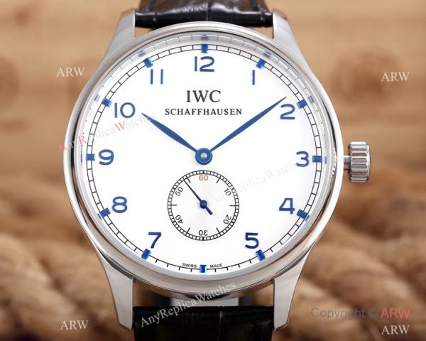 IWC Schaffhausen Portuguese 8 Days Replica Watch SS White Dial IWC Schaffhausen Portuguese 8 Days Replica Watch SS White Dial