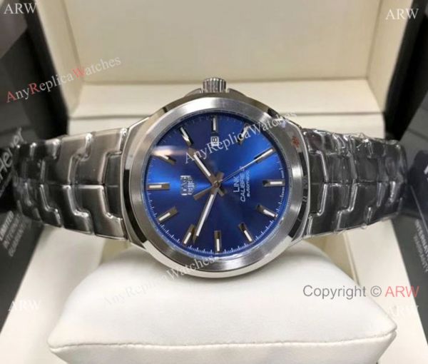 2018 Replica Tag heuer Link Calibre 5 Watch Stainless Steel Blue Dial 2018 Replica Tag heuer Link Calibre 5 Watch Stainless Steel Blue Dial