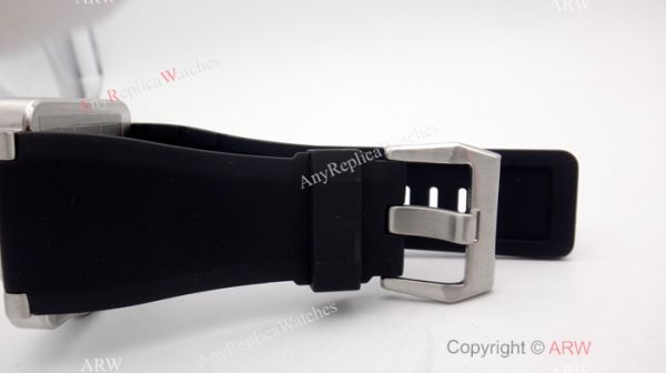 Replica Bell Ross Automatic Watch Black Rubber Strap Blue Markers Replica Bell Ross Automatic Watch Black Rubber Strap Blue Markers