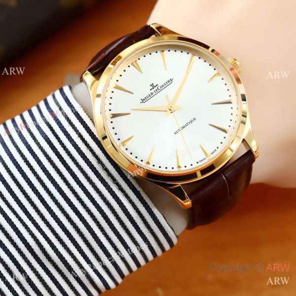 Best Copy Jaeger LeCoultre Master Ultra thin Men Watches SS Black Dial Best Copy Jaeger LeCoultre Master Ultra thin Men Watches SS Black Dial