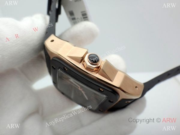 Replica Cartier Santos 100th Quartz Watch Rose Gold 51mm Replica Cartier Santos 100th Quartz Watch Rose Gold 51mm