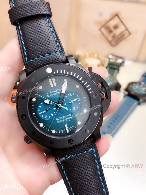 Replica Panerai PAM 983 Luminor Submersible Chrono Guillaume Nery Edition Watch Blue Dial Replica Panerai PAM 983 Luminor Submersible Chrono Guillaume Nery Edition Watch Blue Dial