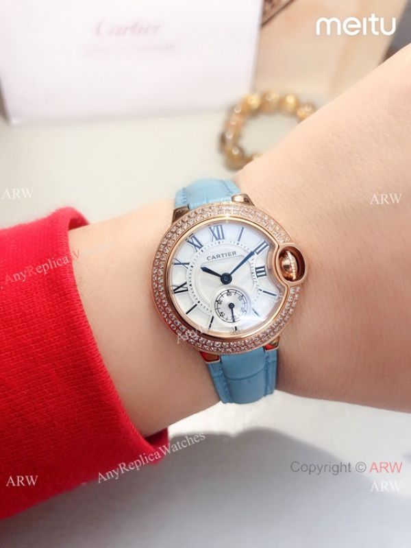 Clone Cartier Ballon Bleu de 28mm Watch Quartz Movement Clone Cartier Ballon Bleu de 28mm Watch Quartz Movement