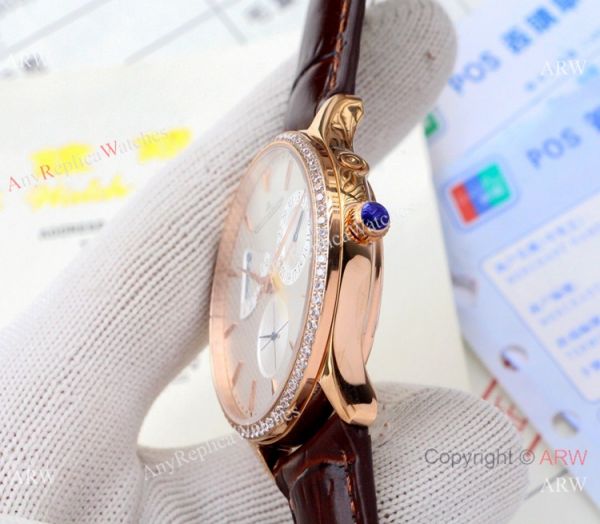 Clone Jaeger-LeCoultre Master Reserve de Marche Watch Rose Gold Diamond Gray Dial Clone Jaeger-LeCoultre Master Reserve de Marche Watch Rose Gold Diamond Gray Dial
