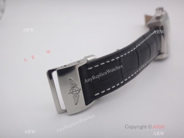 AAA Grade Replica Breitling Bentley Flying B Watch Black Leather White Dial AAA Grade Replica Breitling Bentley Flying B Watch Black Leather White Dial