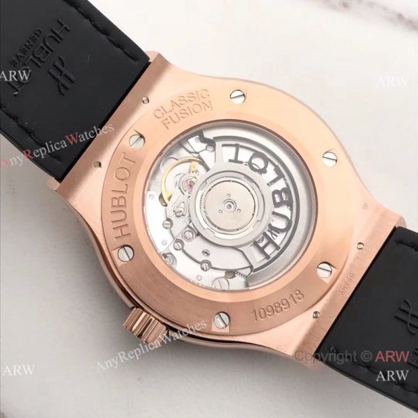 Swiss Grade HUB1112 Hublot Copy Watch Classic Fusion Series Black Dial Swiss Grade HUB1112 Hublot Copy Watch Classic Fusion Series Black Dial