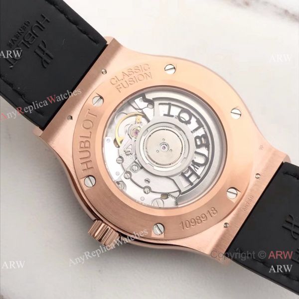 Swiss Hublot HUB1112 Replica Watch Rose Gold Gray Rhodium Dial Swiss Hublot HUB1112 Replica Watch Rose Gold Gray Rhodium Dial