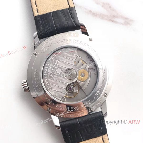 Montblanc Meisterstuck Date 9015 SS Black Replica Mont Blanc Watch Montblanc Meisterstuck Date 9015 SS Black Replica Mont Blanc Watch