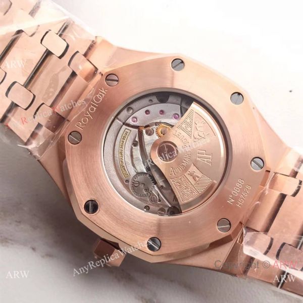 JF Copy Audemars Piguet Royal Oak 41mm Watch Frosted Gold Watch Case JF Copy Audemars Piguet Royal Oak 41mm Watch Frosted Gold Watch Case