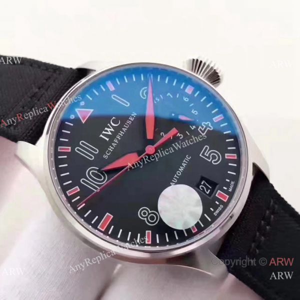IWC Big Pilots 7 days Muhammad Ali Replica Ss Black Nylon Watch IWC Big Pilots 7 days Muhammad Ali Replica Ss Black Nylon Watch
