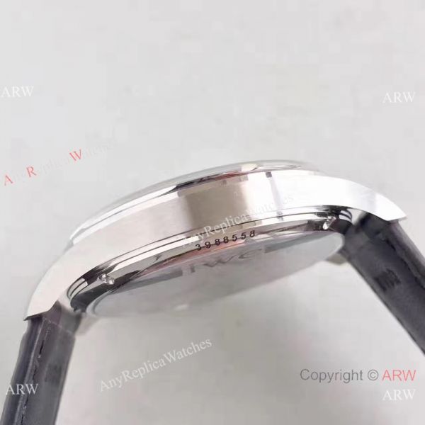 Swiss Grade 1A IWC Regulateur Watch White Dial Blue Leather Strap Swiss Grade 1A IWC Regulateur Watch White Dial Blue Leather Strap