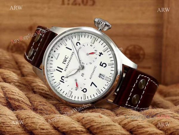 NEW IWC Schaffhausen Portugieser Men Watch SS Brown Leather 44mm NEW IWC Schaffhausen Portugieser Men Watch SS Brown Leather 44mm