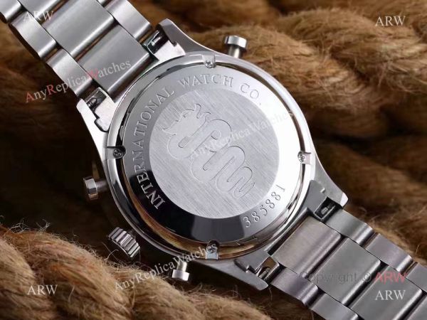 Replica IWC Portuguese Black Face Stainless Steel Black Watch 41mm IW371215 Replica IWC Portuguese Black Face Stainless Steel Black Watch 41mm IW371215