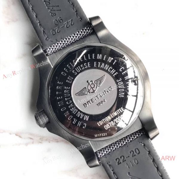 Swiss Grade Copy Breitling Avenger II Seawolf Solid Black Design Watch 45mm Swiss Grade Copy Breitling Avenger II Seawolf Solid Black Design Watch 45mm