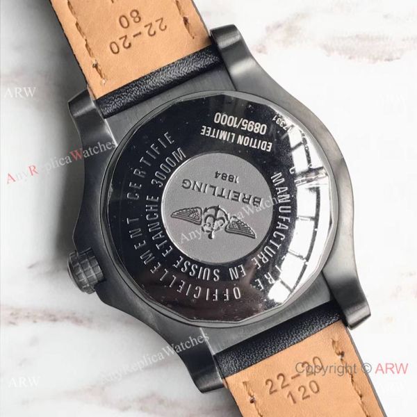 Swiss Grade Fake Breitling Avenger II Seawolf Black Leather Watch Limited Edition Swiss Grade Fake Breitling Avenger II Seawolf Black Leather Watch Limited Edition