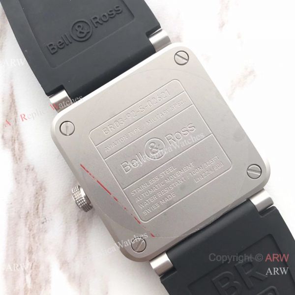 Swiss Copy Bell Ross BR 03-92 Limited Edition Watch Frosted Case Pink Dial Swiss Copy Bell Ross BR 03-92 Limited Edition Watch Frosted Case Pink Dial
