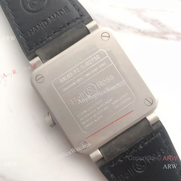 Swiss Replica Bell and Ross BR03-92 Green Arabic Watch Frosted Case Swiss Replica Bell and Ross BR03-92 Green Arabic Watch Frosted Case