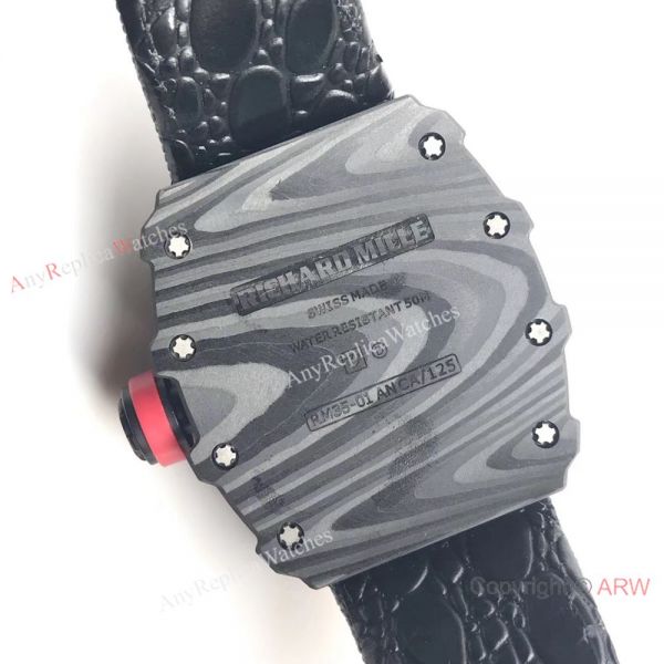 Richard Mille Rafael Nadal RM35-01 Fake watch Gray Nylon Strap Richard Mille Rafael Nadal RM35-01 Fake watch Gray Nylon Strap