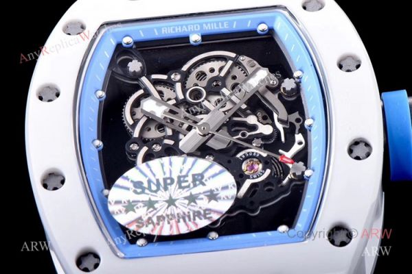 Swiss Richard Mille Bubba Watson RM055 White Ceramic Knockoff Watch Swiss Richard Mille Bubba Watson RM055 White Ceramic Knockoff Watch