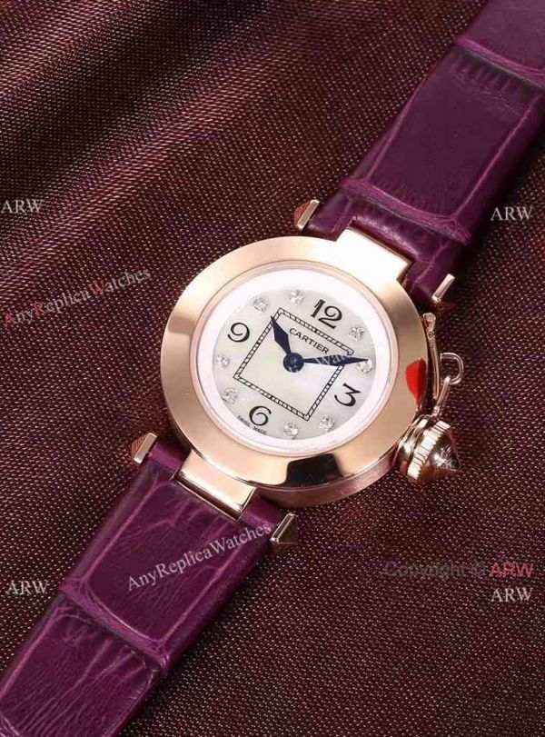 Knock off Cartier Pasha Ladies 28MM Watch Rose Gold Pink Version Knock off Cartier Pasha Ladies 28MM Watch Rose Gold Pink Version
