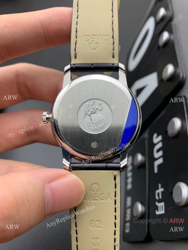 MKS Factory Copy Omega Classic De Ville Prestige 9015 Watch Gray Dial Leather Strap MKS Factory Copy Omega Classic De Ville Prestige 9015 Watch Gray Dial Leather Strap