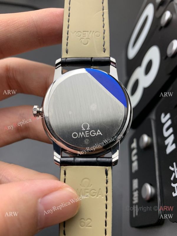 MKS Factory Omega Classic De Ville 9015 Watch White Dial Leather Strap MKS Factory Omega Classic De Ville 9015 Watch White Dial Leather Strap