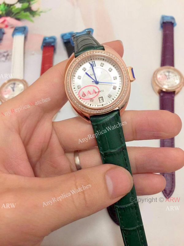 Japan Quartz Replica Cle de Cartier Lady Watch Rose Gold Pink Version Japan Quartz Replica Cle de Cartier Lady Watch Rose Gold Pink Version