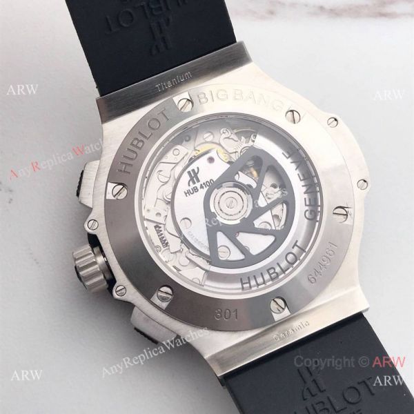 New Replica Hublot Big Bang 44mm Watch SS Black Dial 4100 Swiss Grade New Replica Hublot Big Bang 44mm Watch SS Black Dial 4100 Swiss Grade