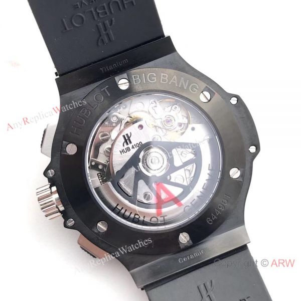 Replica AAA Hublot Big Bang Black Ceramic Bezel 44mm Watch 4100 Replica AAA Hublot Big Bang Black Ceramic Bezel 44mm Watch 4100