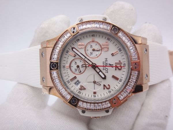 Hublot Geneve Big Bang Replica Watches w Diamond Bezel 41mm For Sale Hublot Geneve Big Bang Replica Watches w Diamond Bezel 41mm For Sale