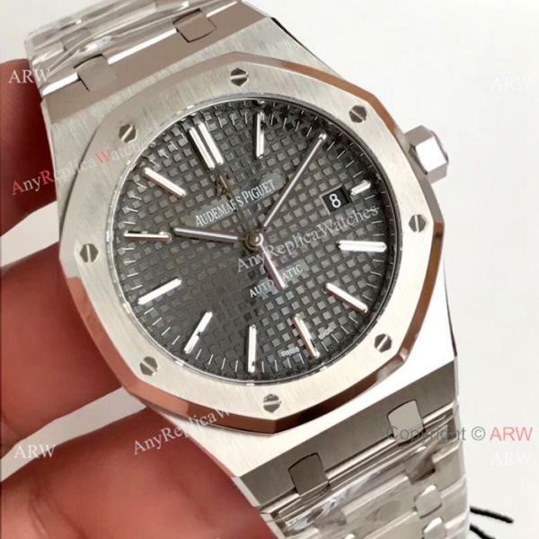 Fake Audemars Piguet Royal Oak 41mm Watch Stainless Steel Gray Rhodium Dial Fake Audemars Piguet Royal Oak 41mm Watch Stainless Steel Gray Rhodium Dial