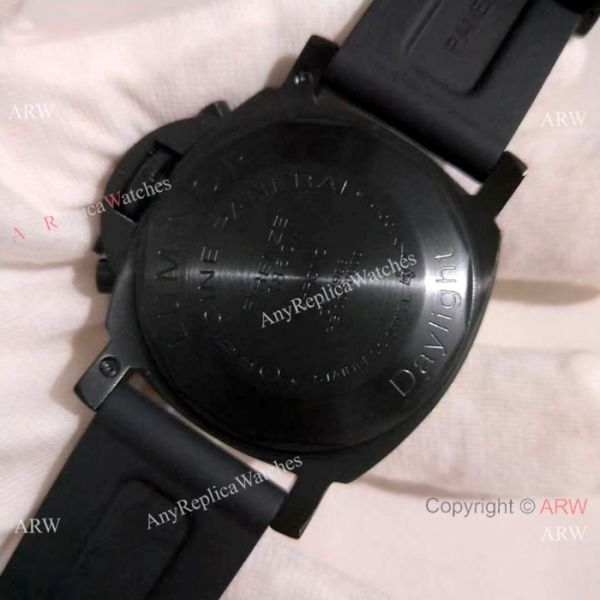 High Quality Panerai Daylight 44mm Watch All Black Chronograph Face High Quality Panerai Daylight 44mm Watch All Black Chronograph Face