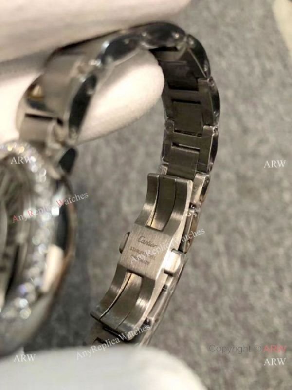 Ballon Bleu De Cartier 33mm Watch Stainless Steel Quartz Movement Ballon Bleu De Cartier 33mm Watch Stainless Steel Quartz Movement