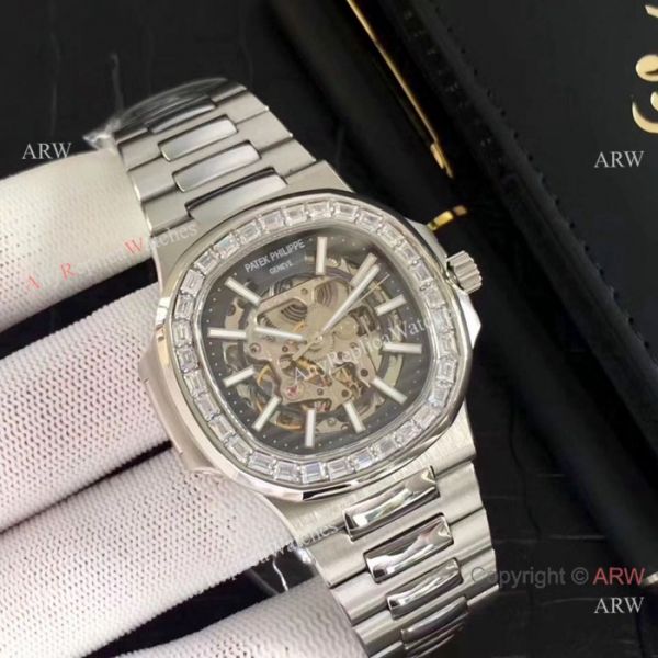 New Copy Patek Philippe Nautilus Stainless Steel Hollow Watches New Copy Patek Philippe Nautilus Stainless Steel Hollow Watches