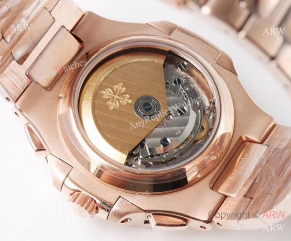 Swiss Replica Patek Philippe Nautilus 7750 Two Tone Rose Gold Watches Swiss Replica Patek Philippe Nautilus 7750 Two Tone Rose Gold Watches