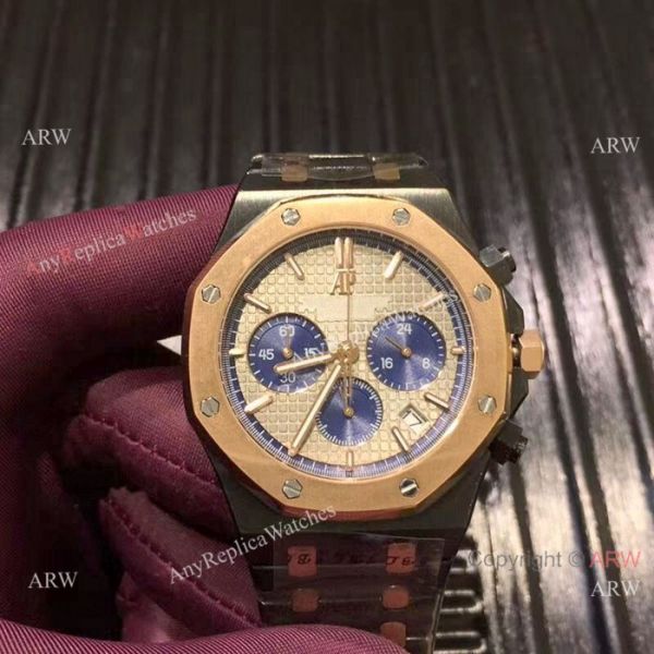 Copy Audemars Piguet Royal Oak 44mm Watches Two Tone Rose Gold Copy Audemars Piguet Royal Oak 44mm Watches Two Tone Rose Gold